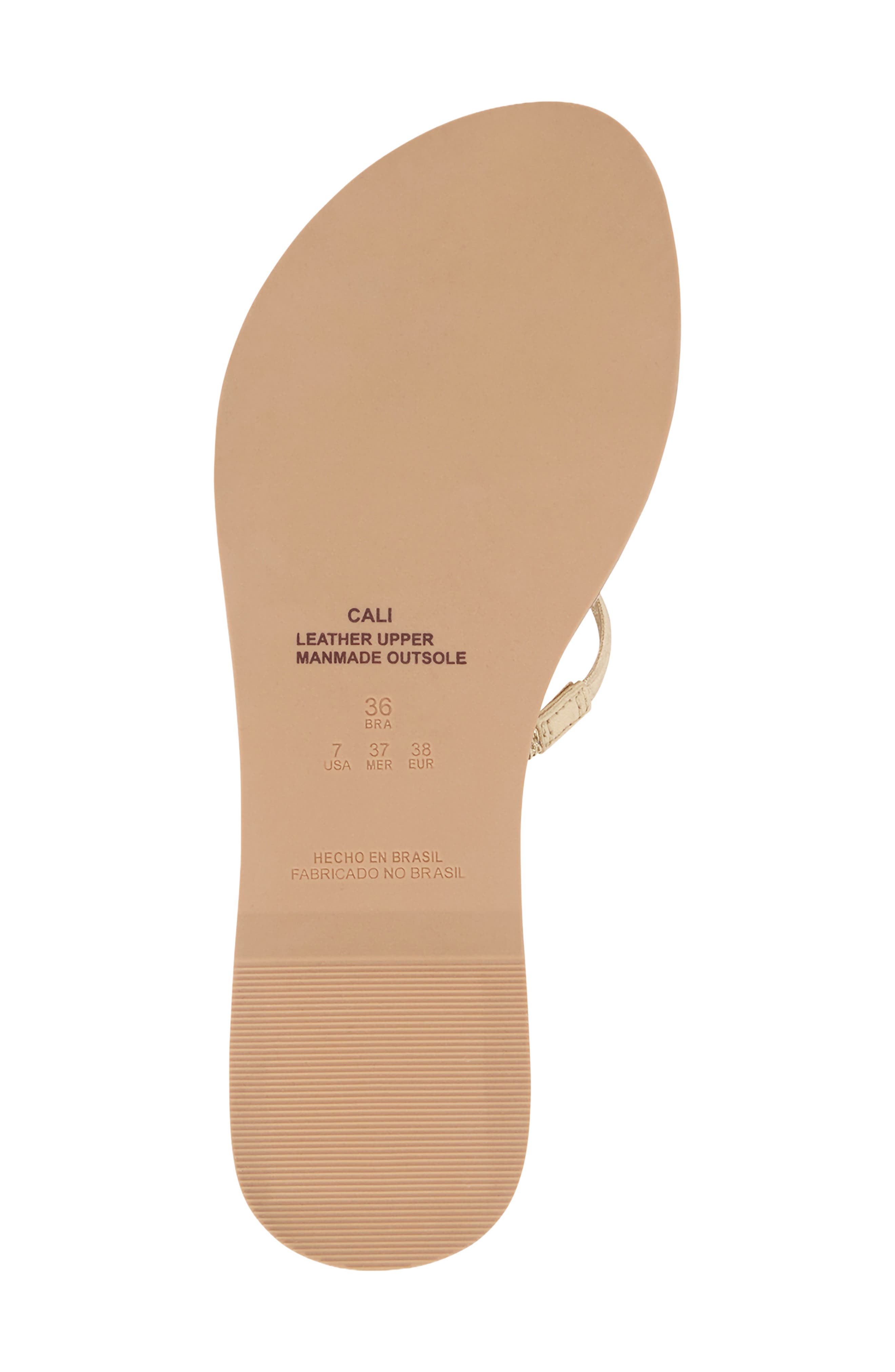 Cali Slide Sandal, Alternate, color, GOLD