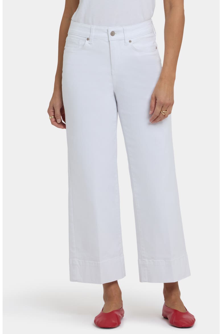 Teresa High Waist Wide Leg Ankle Jeans, Main, color, OPTIC WHITE
