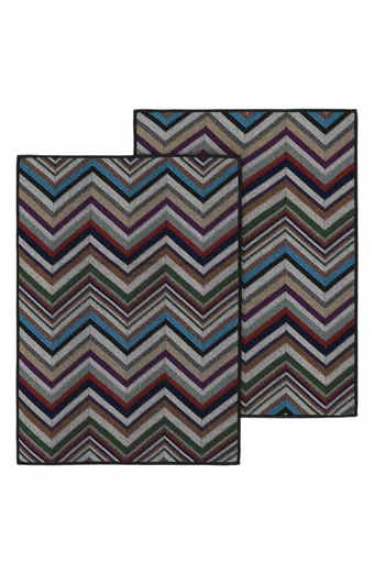 Set of 2 Zigzag Placemats