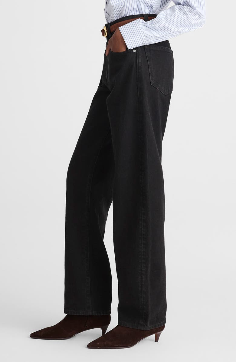 Madewell The Balloon Jeans, Alternate, color, Black Frost