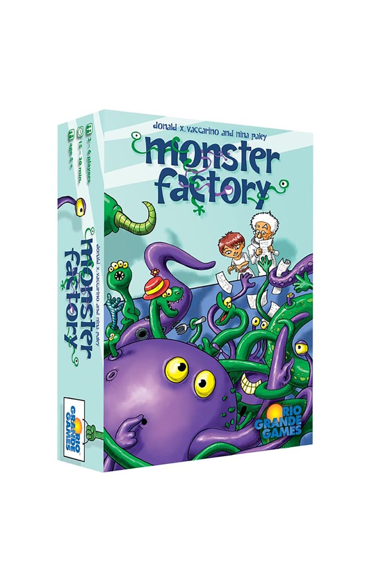 Rio Grande Games Monster Factory Rio Grande Games, Tile Placement Kids Game, Main, color, Multicolored