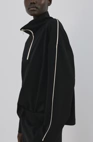 MANGO Half Zip Sweatshirt