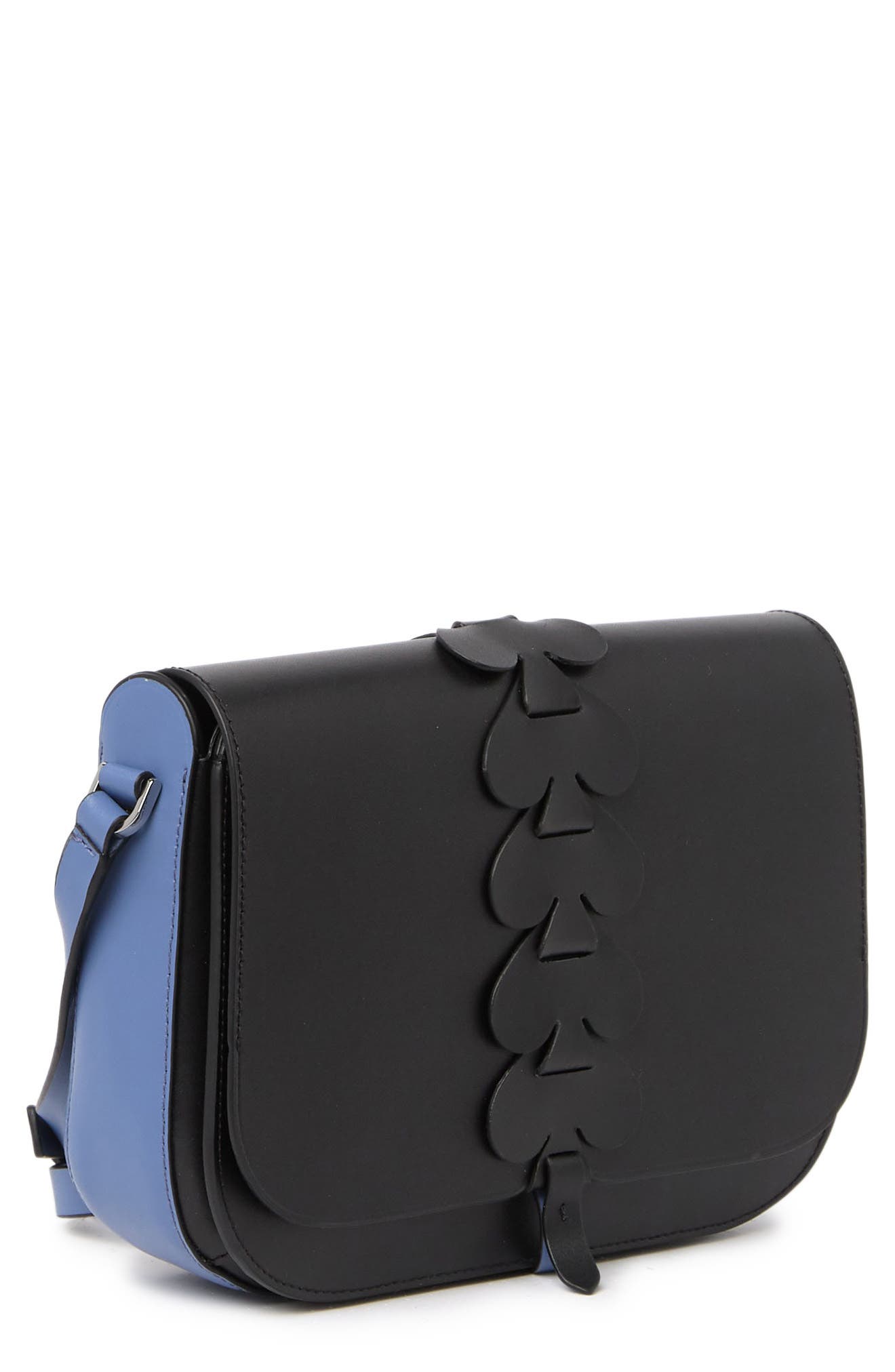 Kate Spade New York nadine woven spade medium flap shoulder bag, Alternate, color, 