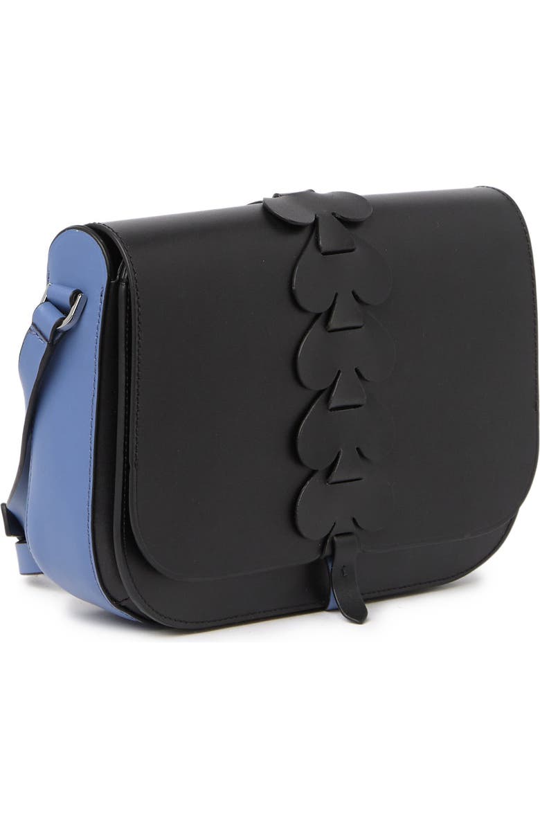 Kate Spade New York nadine woven spade medium flap shoulder bag, Alternate, color,