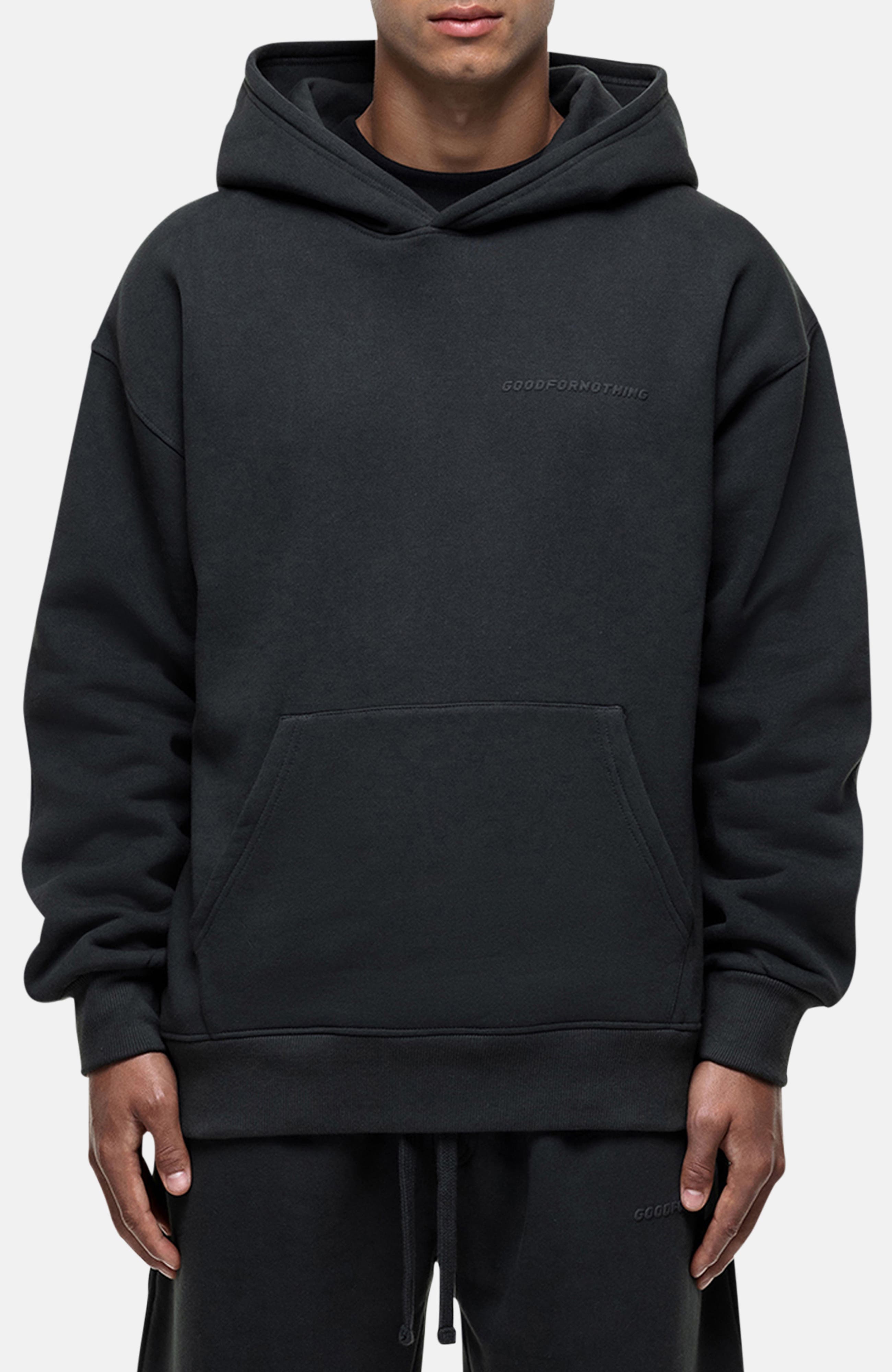 Pirate Black Oversized Hoodie