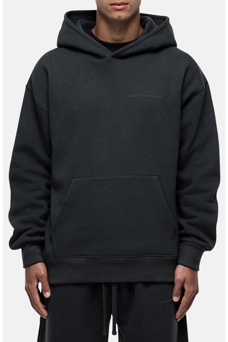 Pirate Black Oversized Hoodie, Main, color, Black