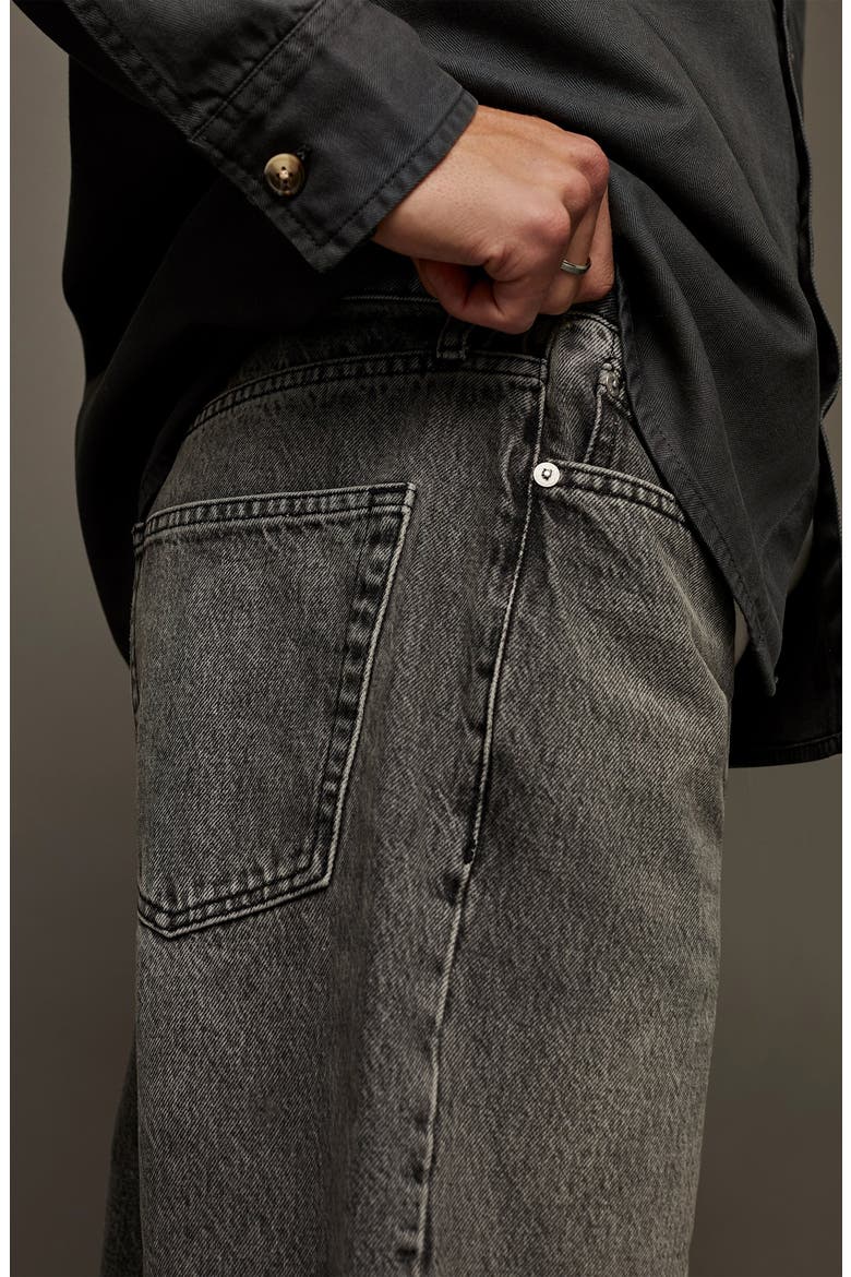 Relaxed Fit Straight Leg Jeans, Alternate, color, GREY