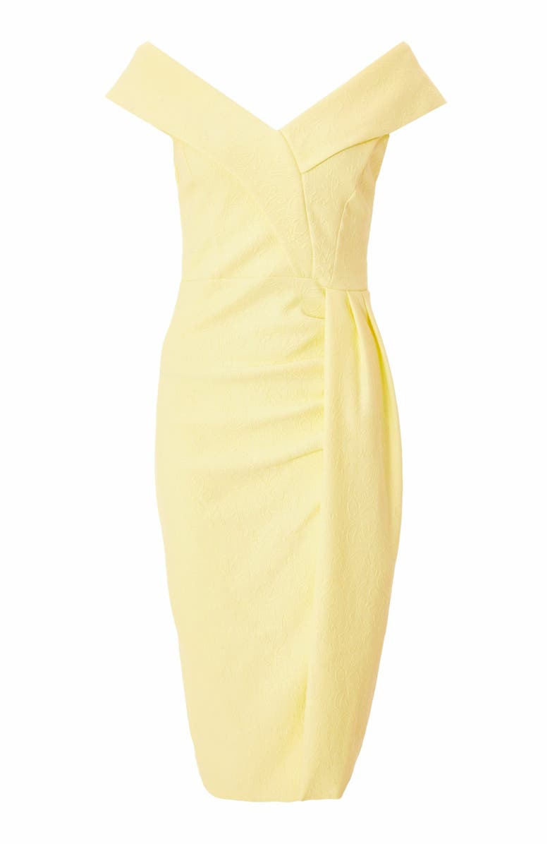 QUIZ Jaquard Midi Dress, Alternate, color,