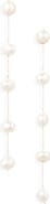 NORDSTROM RACK Freshwater Pearl Linear Earrings