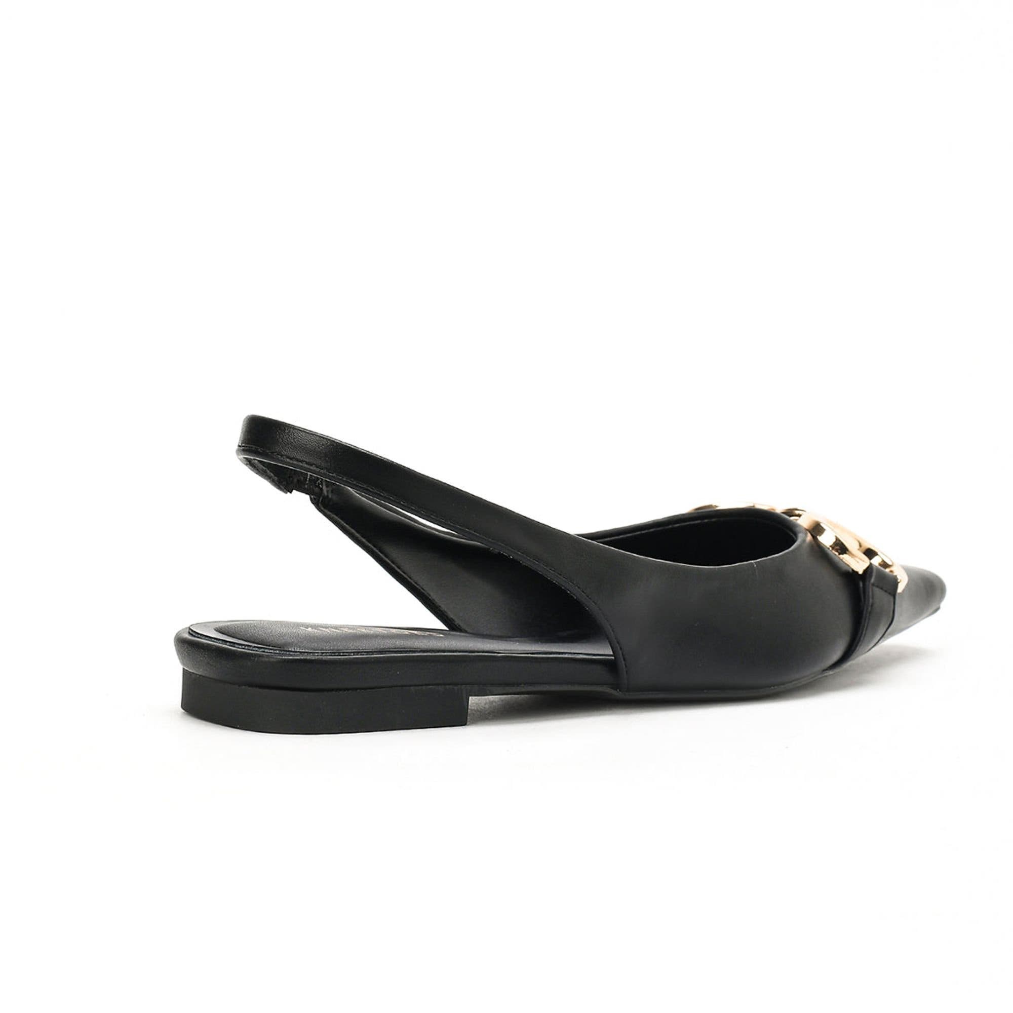 Daphne Slingback Flat, Alternate, color, Black