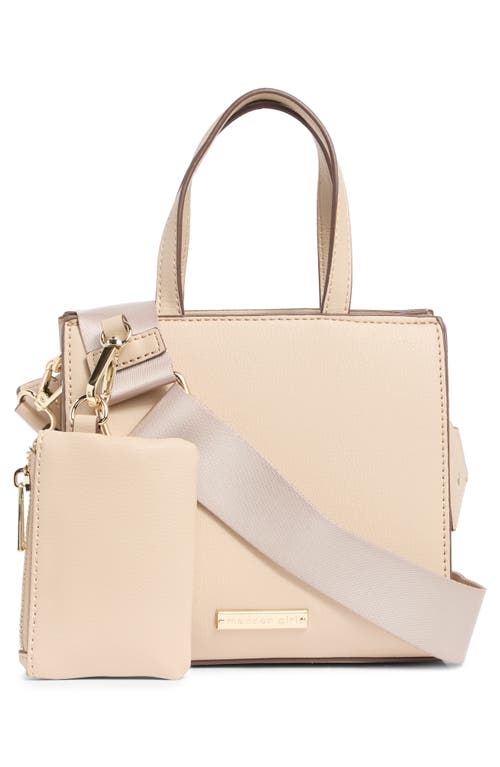 Madden Girl Buckle Mini Tote Bag In Taupe
