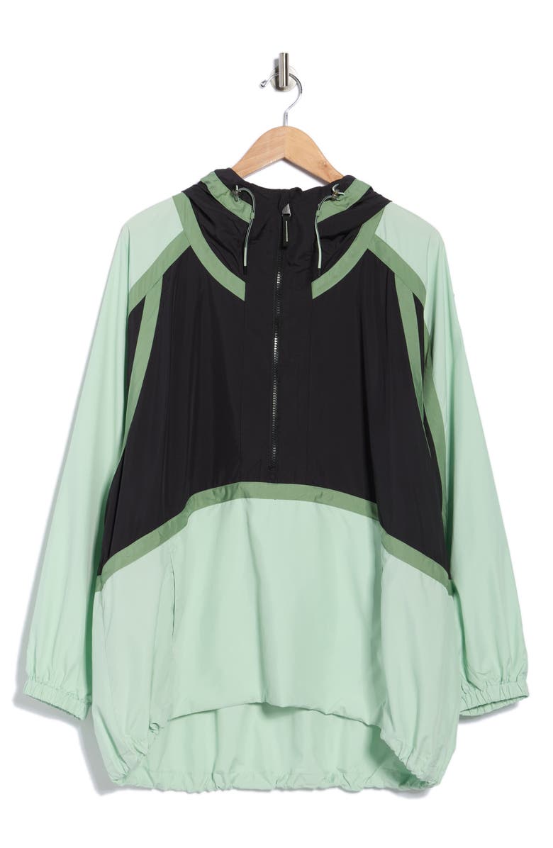 Free People FP Movement Care Like the Wind Anorak, Alternate, color, Green