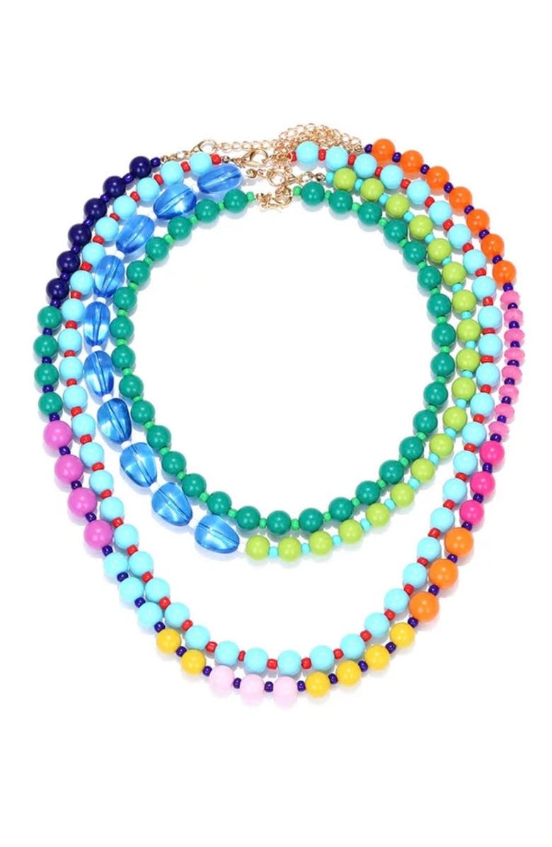 Erin McDermott Jewelry Colorful Capsule Necklaces, Main, color, Blue-Green