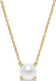 David Yurman Pearl Classics Necklace with Diamonds, 6.5mm