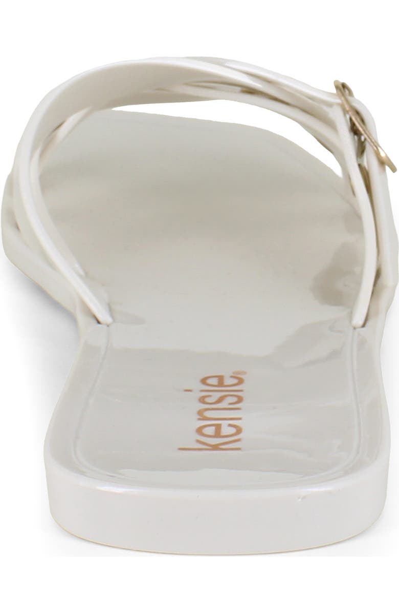 Kensie Jellie Slide Sandal, Alternate, color, Off White