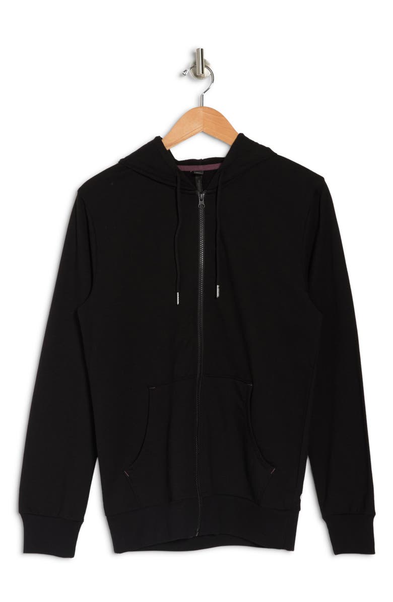 Z by Zella Rogue Full Zip Fleece Hoodie, Alternate, color,