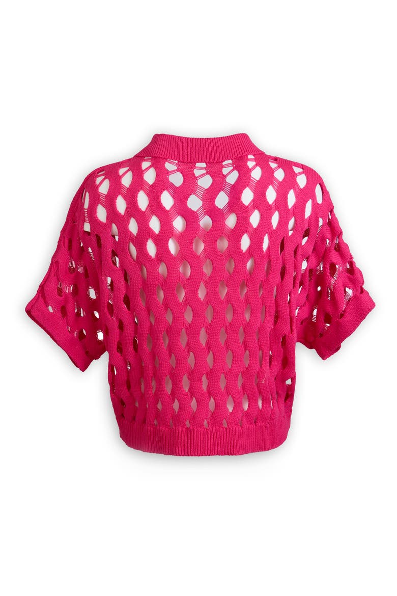 Breeze Knit Shirt, Alternate, color, FUCHSIA
