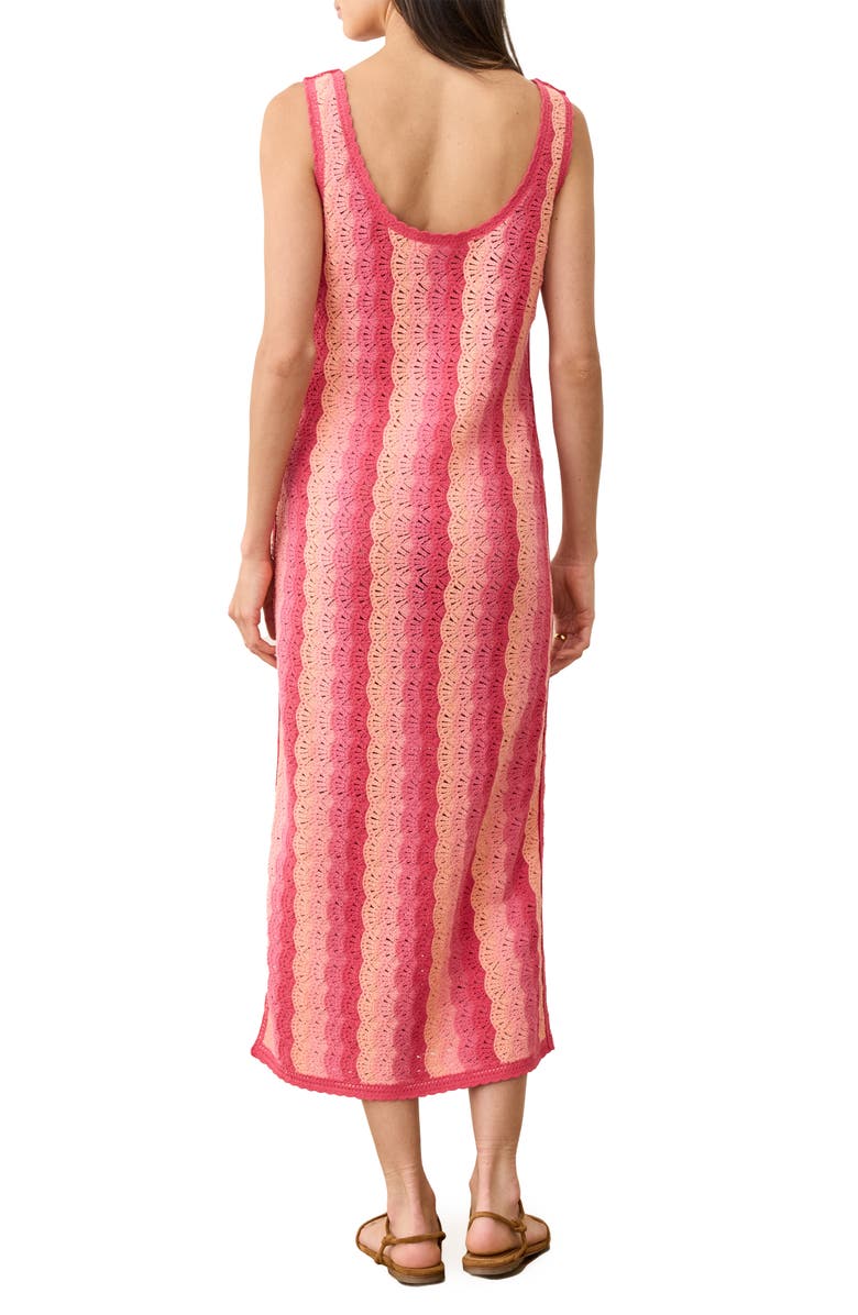 Marine Layer Mirage Sleeveless Midi Sweater Dress, Alternate, color, Hibiscus Multi