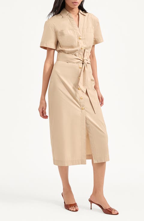 Tabby Belted Shirtdress
