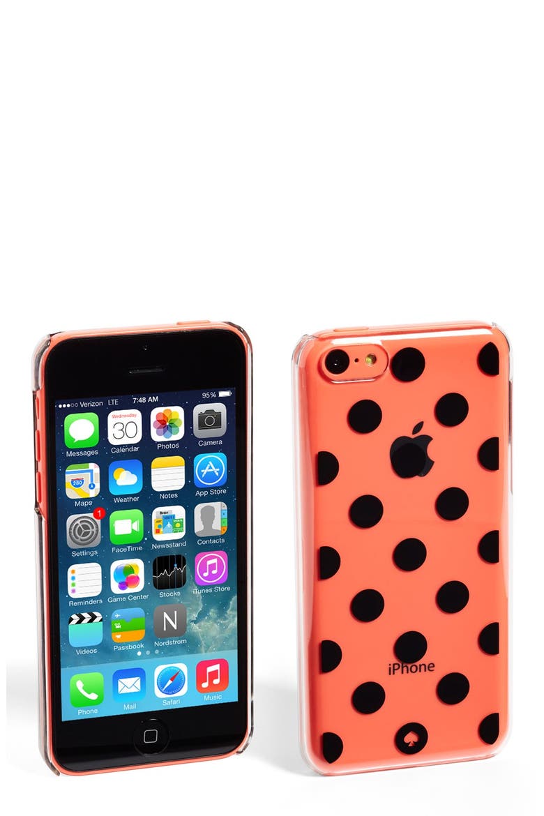 'la pavillion' iPhone 5c case, Alternate, color, BLACK/ CLEAR
