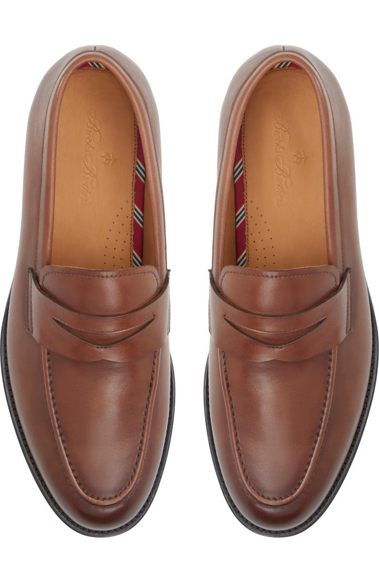 Brooks Brothers Greenwich Penny Loafer, Alternate, color, Tan