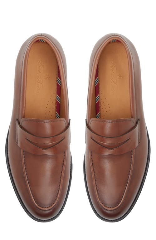 Brooks Brothers Greenwich Penny Loafer In Tan
