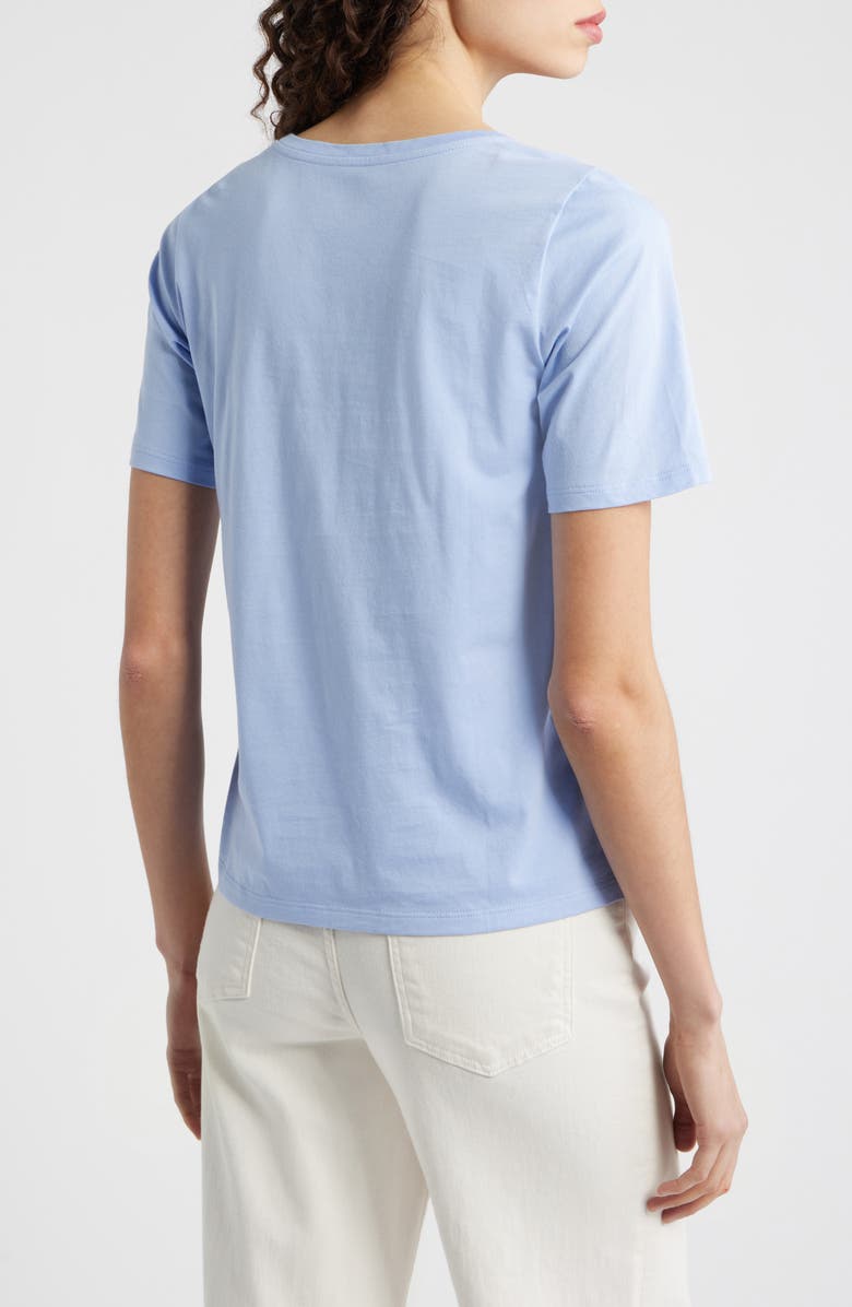 Eileen Fisher Crewneck Organic Cotton T-Shirt, Alternate, color, Myrtl