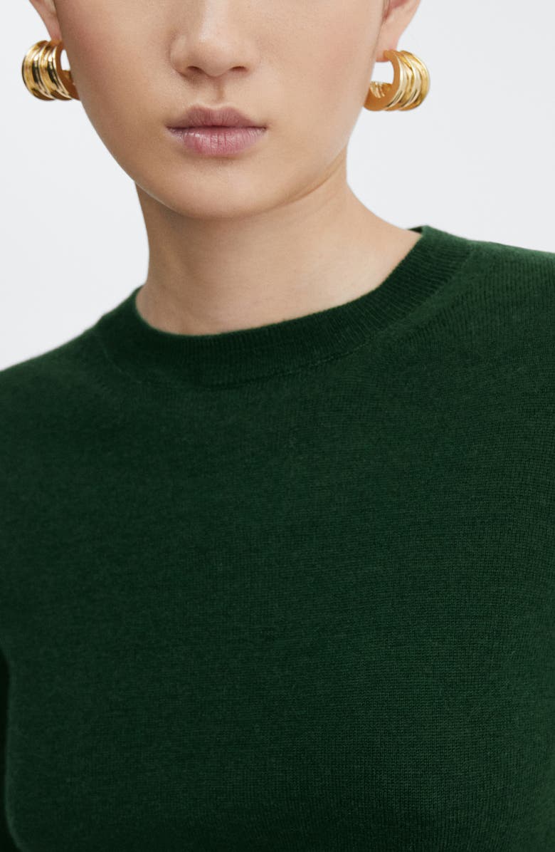 MANGO Wool Crewneck Sweater, Alternate, color,