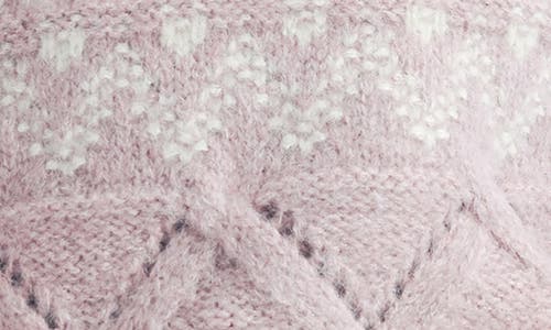 Lush Chunky Knit Pullover Sweater In Pink