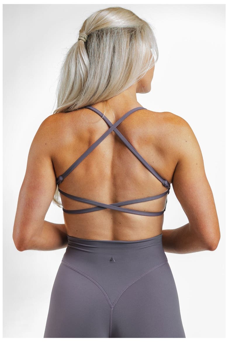 Cloud II Strappy Bra, Alternate, color, Concrete