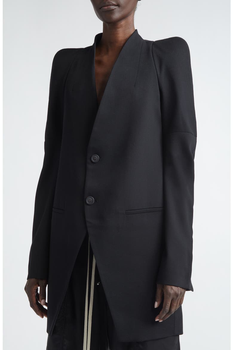 Temple Metro Wool Jacket, Alternate, color, BLACK
