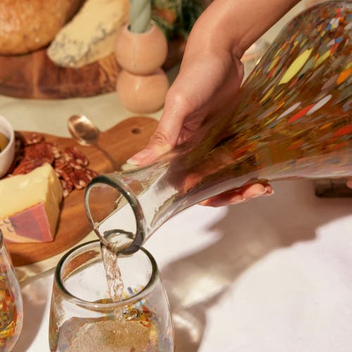 Twine Segunda Vida Artistico Recycled Wine Decanter In Multicolor