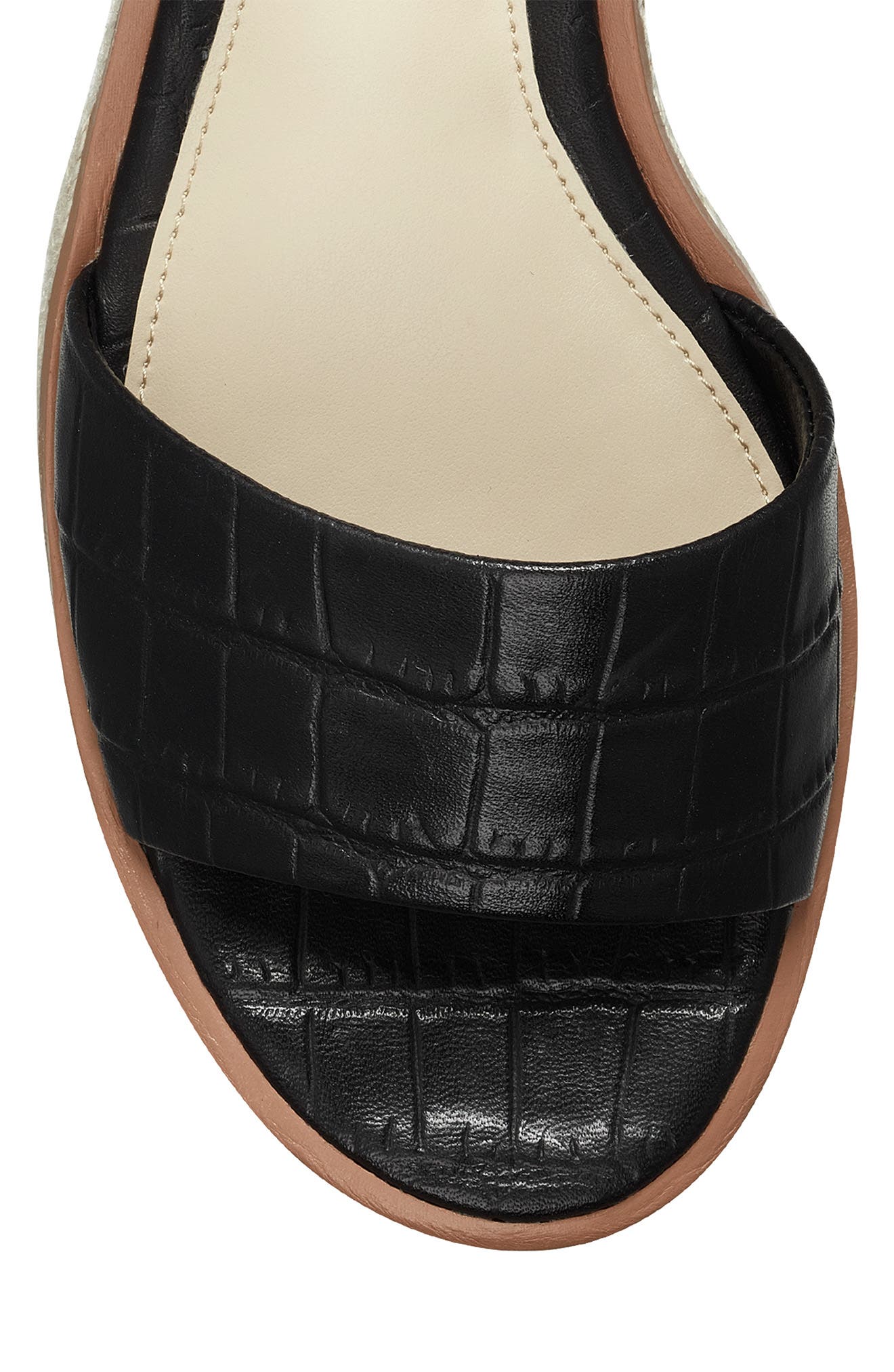 Vince Camuto Meestana Espadrille Leather Wedge Sandal, Alternate, color, 