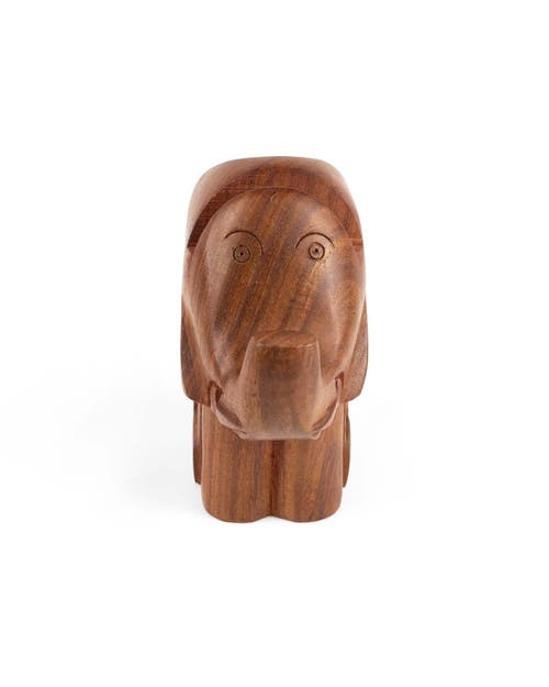 Matr Boomie Elephant Eyeglass Holder Stand In Brown