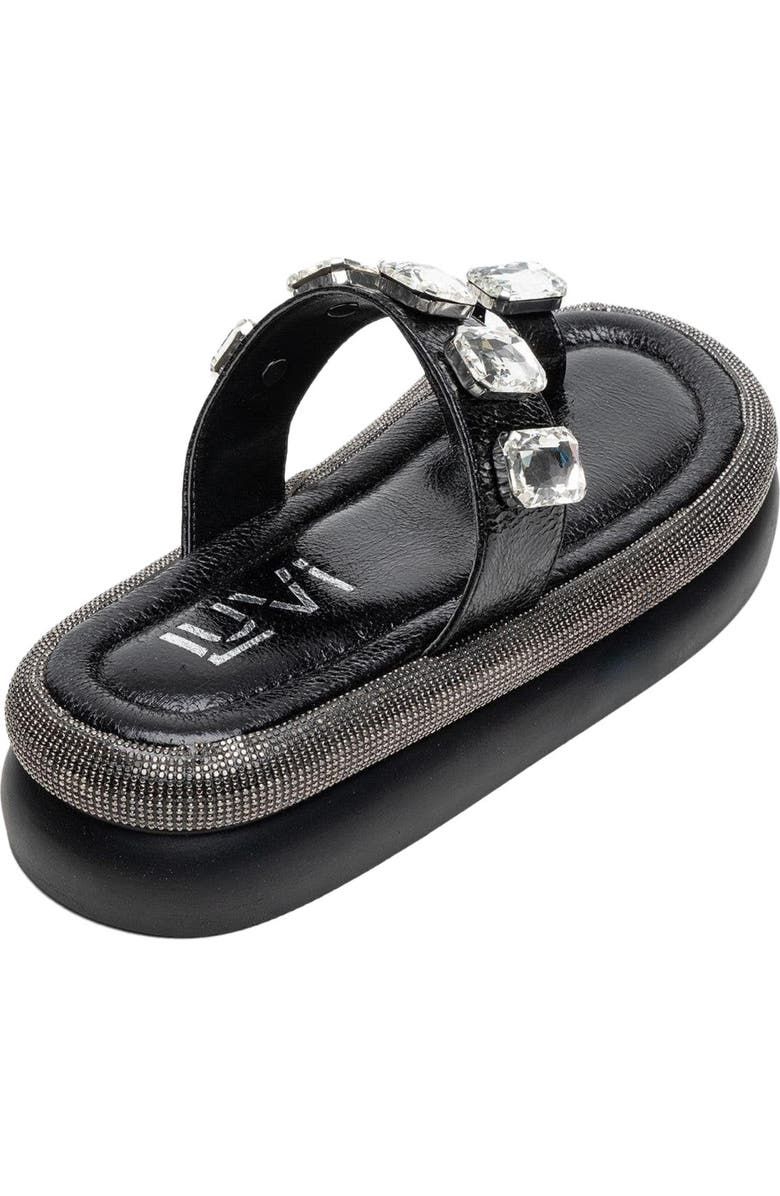 Prologue Shoes Evans Jeweled Platform Sandal, Alternate, color,