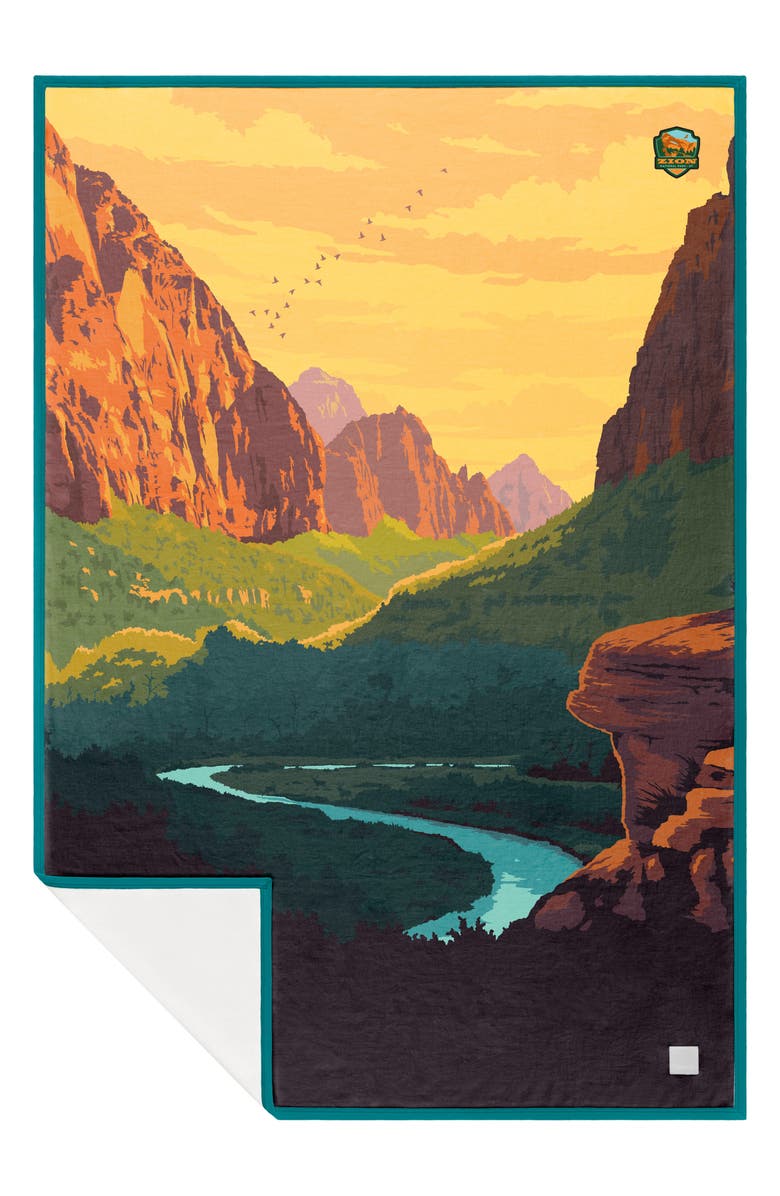 Rumpl Zion National Park Throw Blanket, Alternate, color,