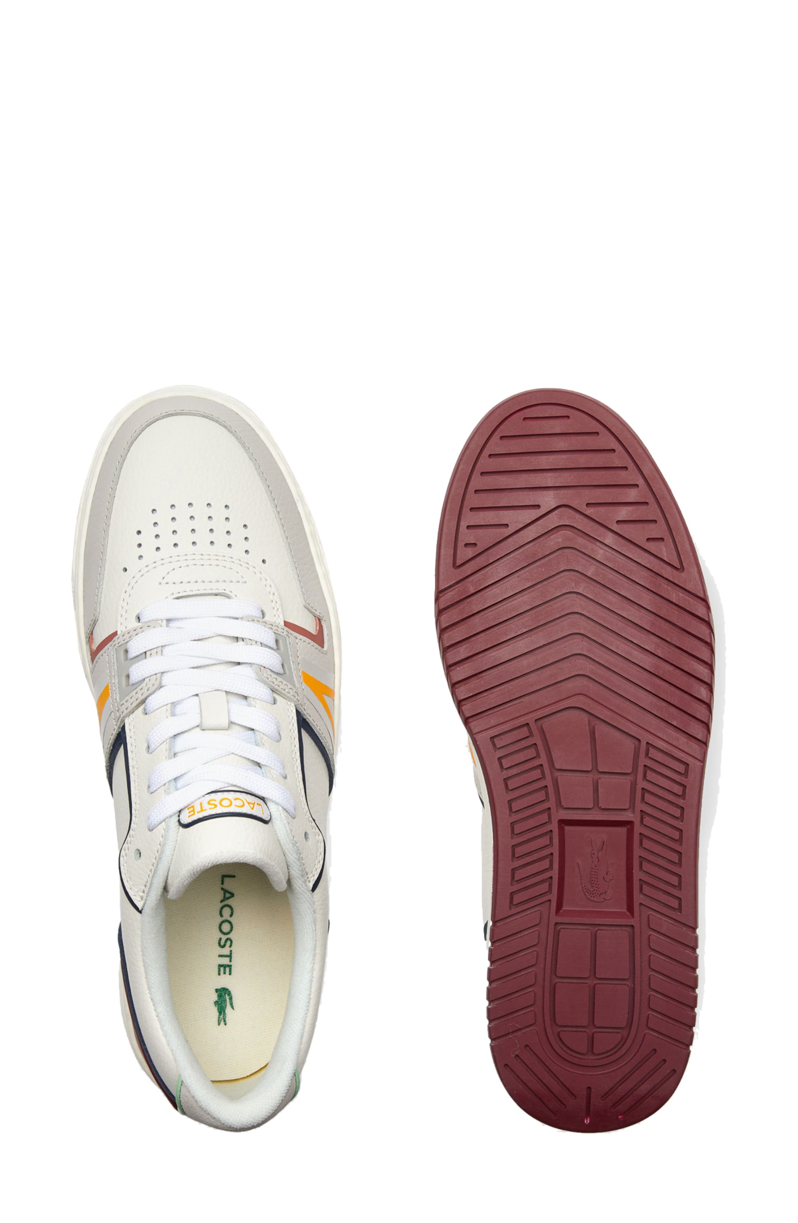 Lacoste L001 Leather Sneaker, Alternate, color, 