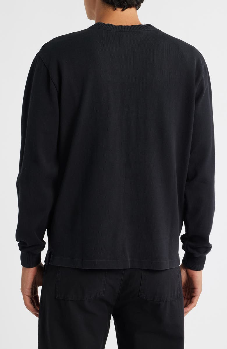 ALEX CRANE Caza Rib Organic Cotton Sweatshirt, Alternate, color, Night