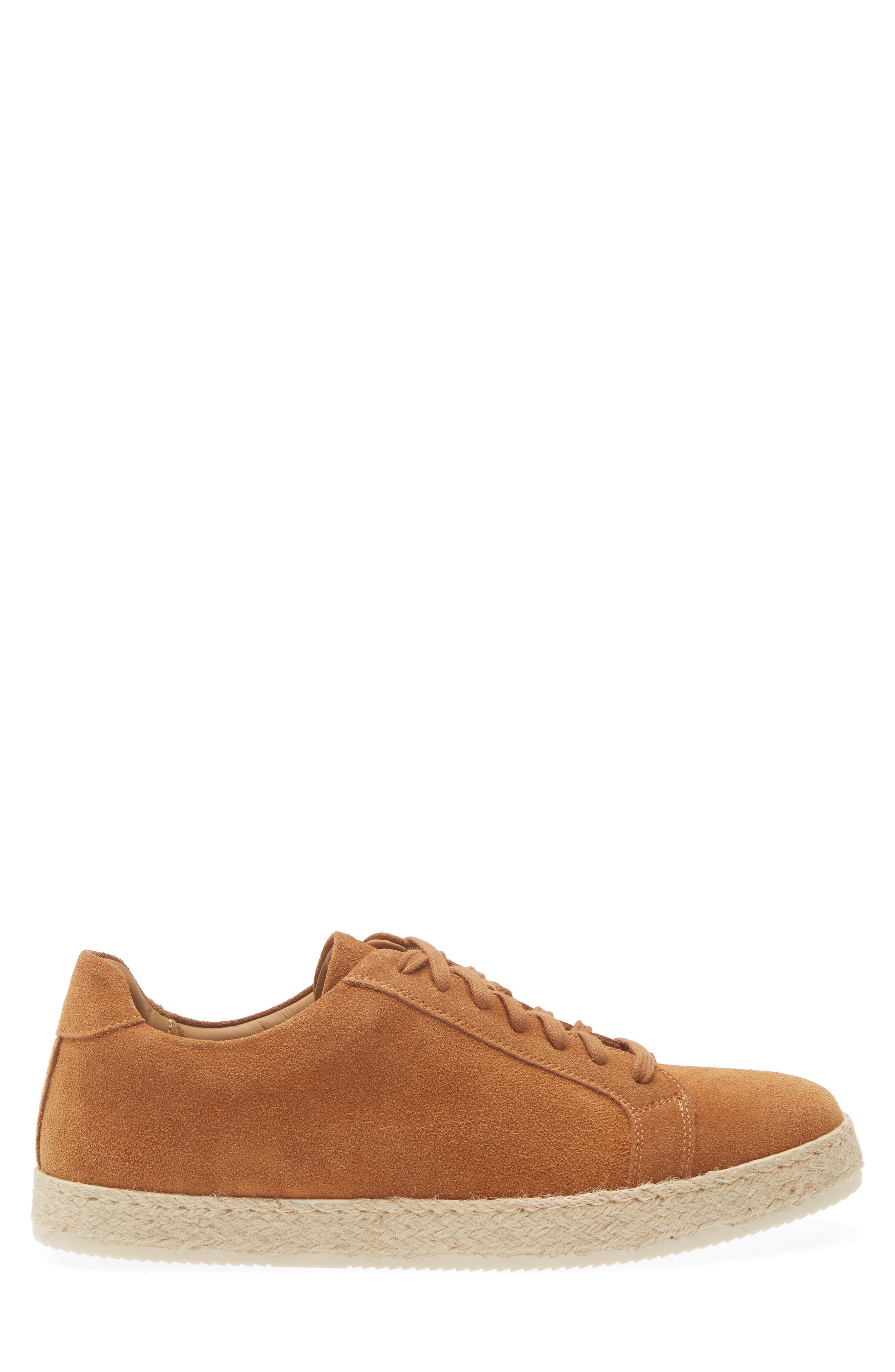 Bruno Magli Amalfi Lace-Up Sneaker, Alternate, color, Cognac Suede