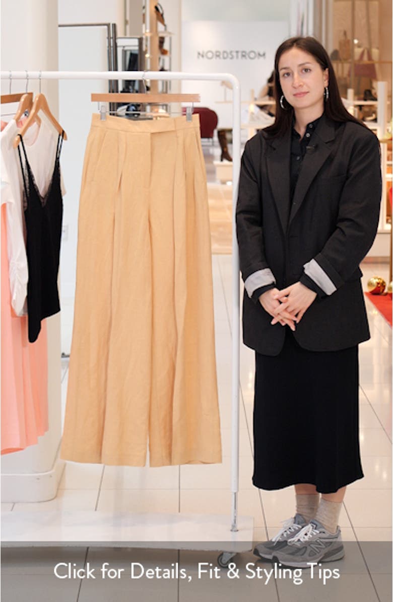 Pleated Wide Leg Pants, sales video thumbnail