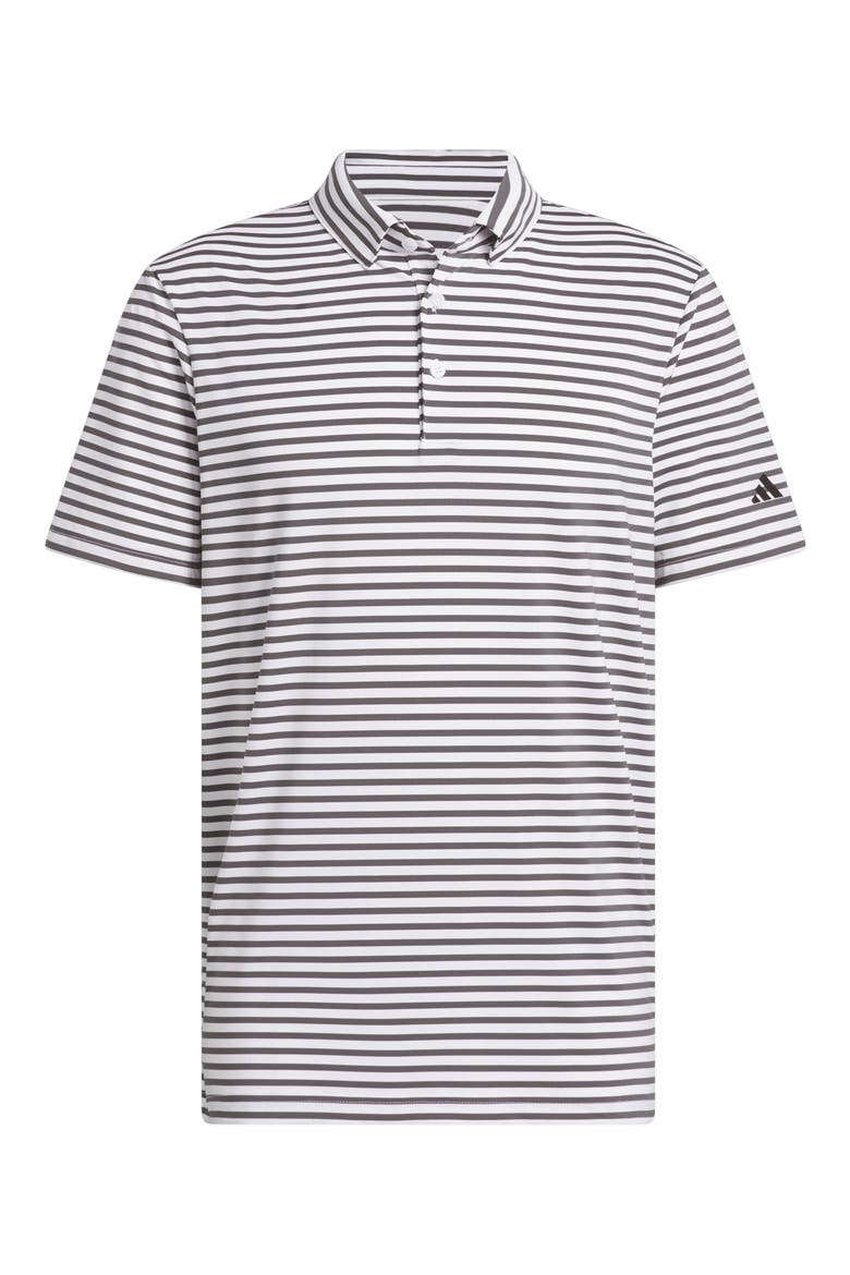 Ultimate Stripe Performance Polo, Alternate, color, WHITE/ GREY