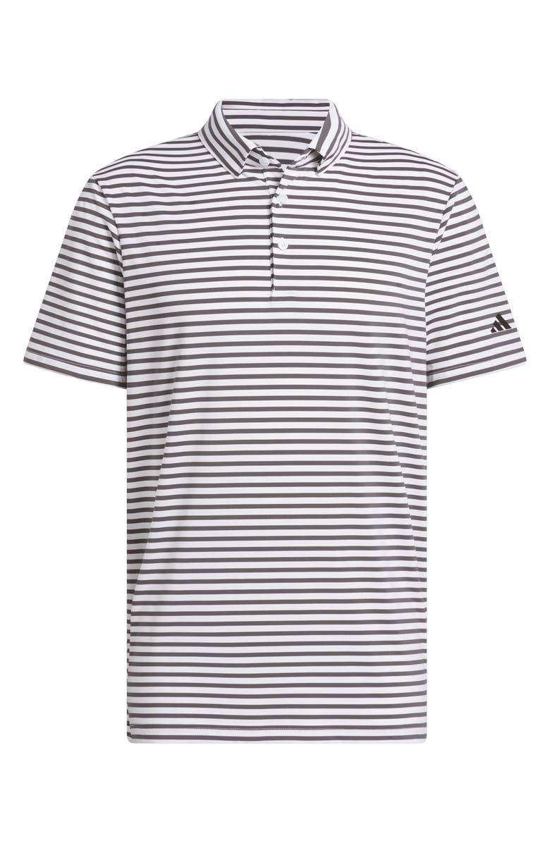 adidas Golf Ultimate Stripe Performance Polo, Alternate, color, White/ Grey