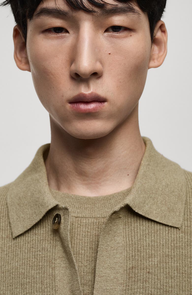 MANGO Polo Cardigan, Alternate, color,