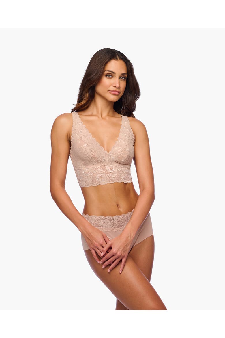 Nsn Plungie Longline Bralette, Main, color, Sette