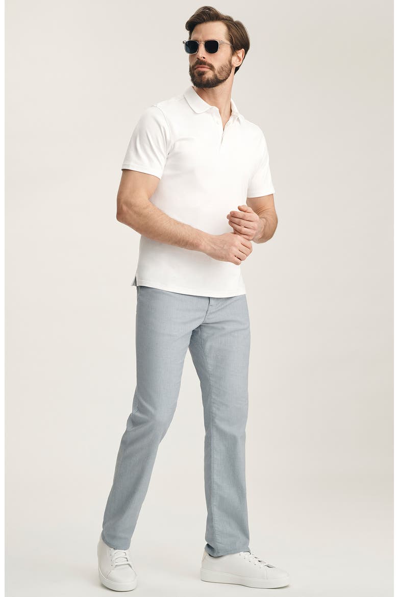 Charisma Relaxed Straight Leg Honeycomb Pants, Alternate, color, BLUE HONEYCOMB