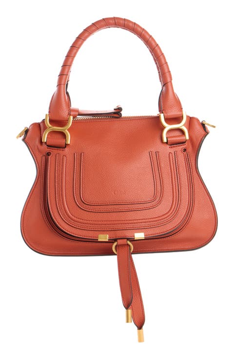 Small Marcie Leather Satchel
