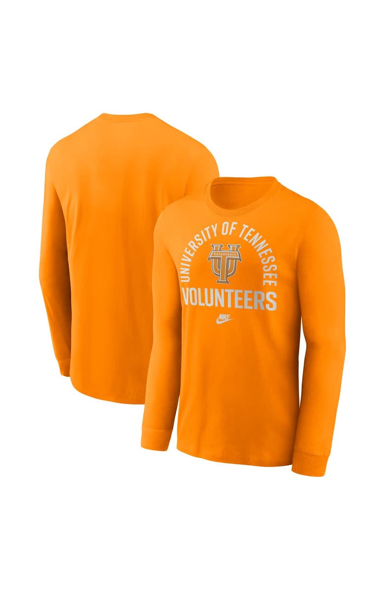 Nike Men's Nike Tennessee Orange Tennessee Volunteers Legacy Arched Logo Long Sleeve T-Shirt, Main, color, Tennessee Orange