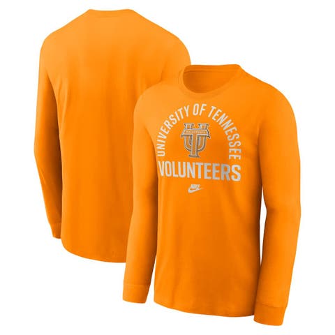 Men's Nike Tennessee Orange Tennessee Volunteers Legacy Arched Logo Long Sleeve T-Shirt