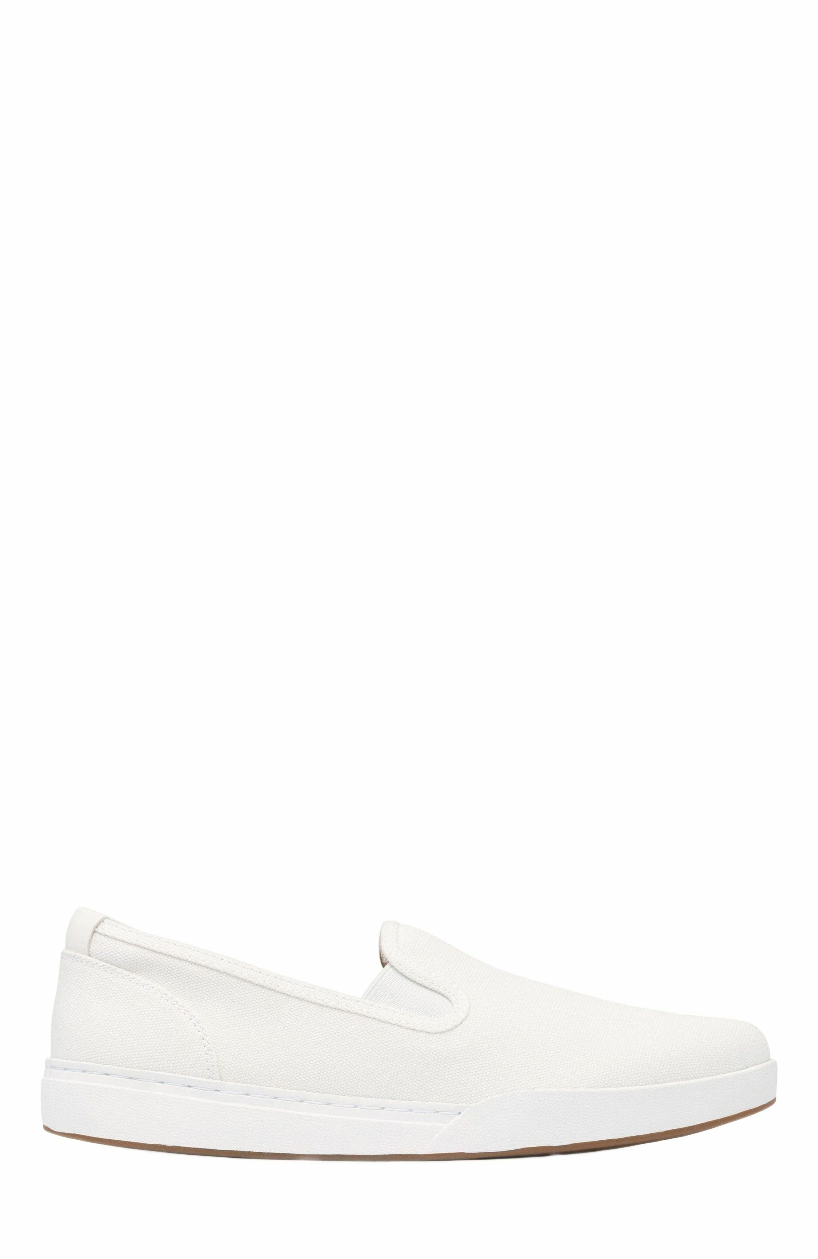 Encore Slip On Sneaker, Alternate, color, White Canvas - Regular