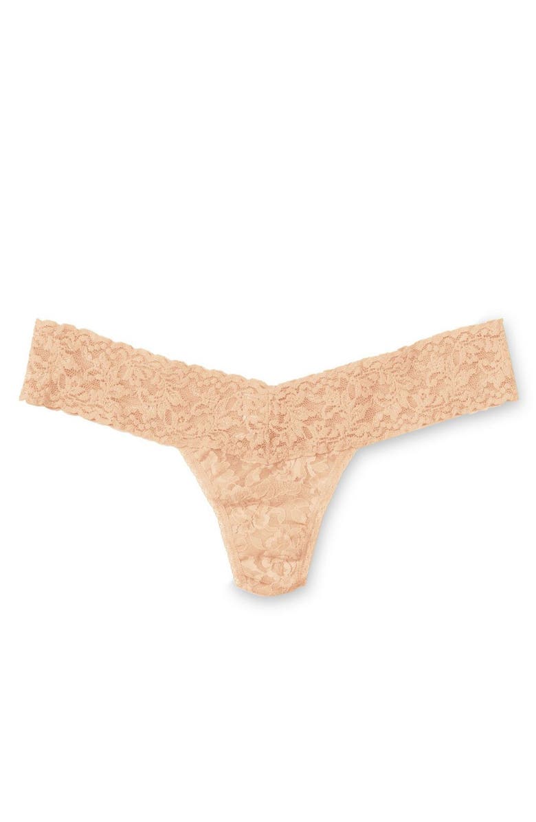 Hanky Panky Low Rise Thong, Main, color, Vanilla